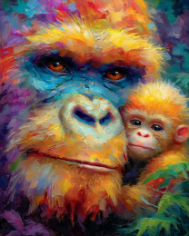 Bigfoot Mom and Baby