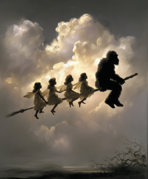 Bigfoot taking fairies for a ride