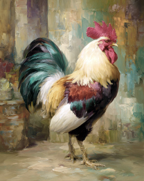 Vintage Victorian Rooster