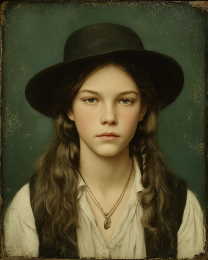 Oklahoma Annie - Vintage Style Cowgirl Art Print