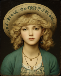 Melissa from Kansas - Vintage Style Cowgirl Art Print