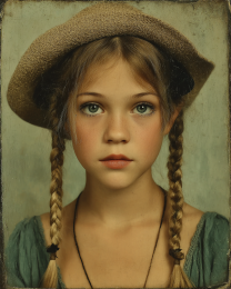 Jane from Kentucky - Vintage Style Cowgirl Art Print