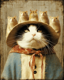 Brody Betsy with Her Pet Mice