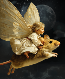 Fairy Riding Mouse