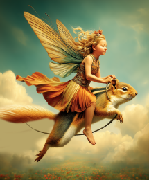 Fairy and Flying Squirrel