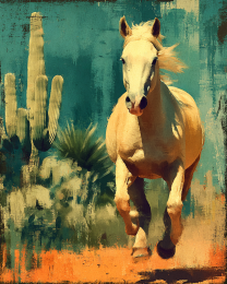 Southwest Stallion on the Run