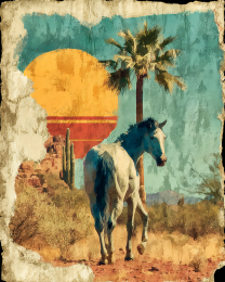 Southwest Stallion Sunset