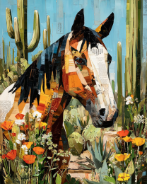 Southwest Horse in the Desert