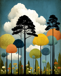 Minimalist Forest Mid-Day