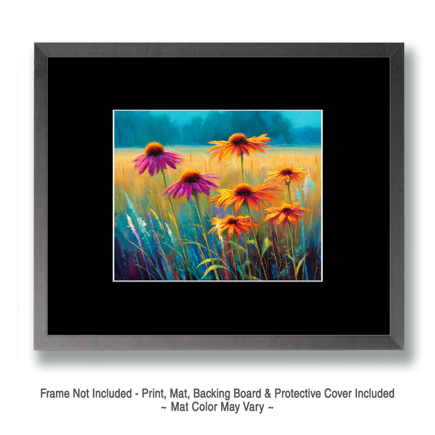 Brilliant Wildflower Daisies Art