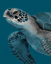 Monotone Sea Turtle