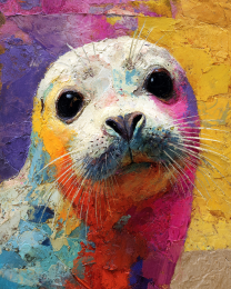 Stylized Seal Pup