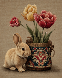 Baby Bunny by Southwwest Plant Pot