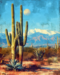 View of the Superstition Mountains