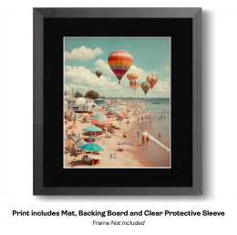 Vintage Balloons at the Beach