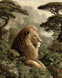 Vintage Wildlife Art Print