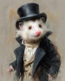 Sir Opossum Ready For a Night Out