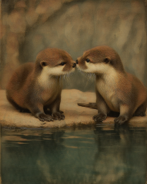 Otters First Kiss