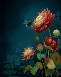 Vintage Evening Honeybee