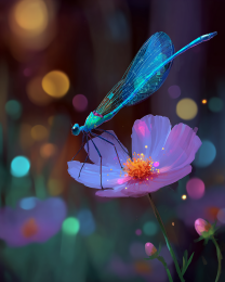 Darning Needlw on Cosmo Flower