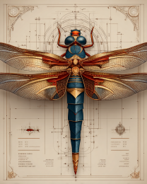 Steampunk Dragonfly