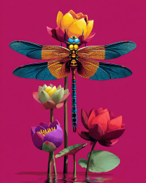 Minimalist Dragonfly