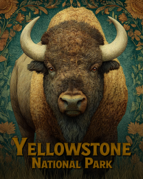 Yellowstone National Park Nouveau Bison