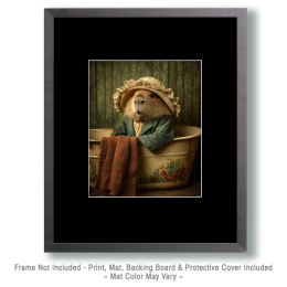 Midred the Capybara Ready For Her Bath Art