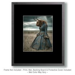 Higland Cow Kansas Katy is Beyond Annoyed Art