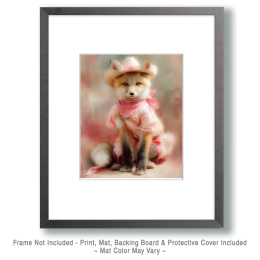 Young Red Fox as a Cowgirl