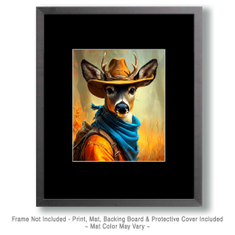 Young Buck Deer Scout Art