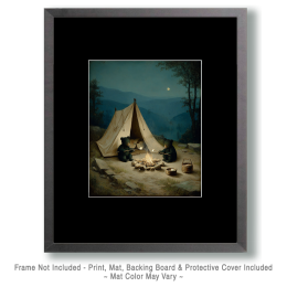 Bear Cubs First Camping Trip Art