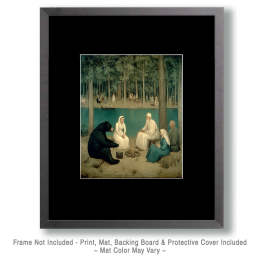 Bear Telling a Story About When She Was Young Art