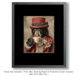 Mister Bear Having Tea Art