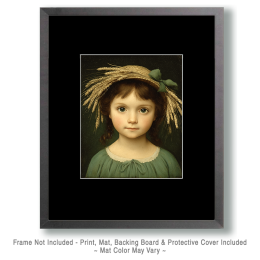 Little Lacey from Missouri - Vintage Cowgirl Art Print Art