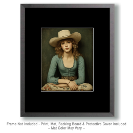 Nadene from Las Cruces - Vintage Style Cowgirl Art