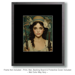 Two Gun Theresa - Vintage Cowgirl Art