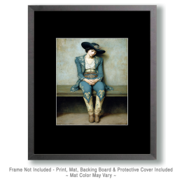 After the Show - Vintage Cowgirl Art