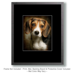 Beagle Portrait Art
