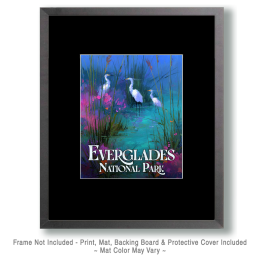 Impressionist Egrets in the Everglades National Park Art