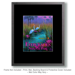Impressionist Egrets in the Everglades National Park Art