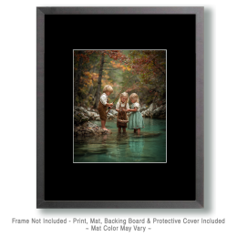 Inspecting the Fish Bait Art