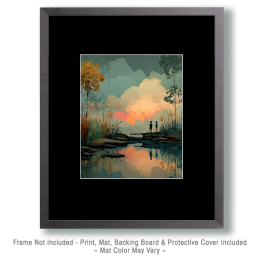 Evening Spent Fishing and Talking Art