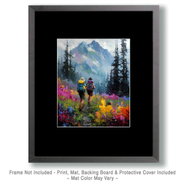 Early Morning Hike Art