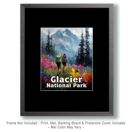 Glacier National Park - Early Morning Hike Art