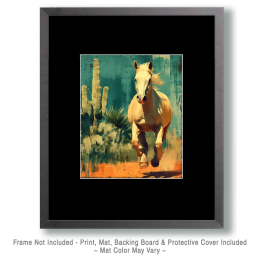 Southwest Stallion on the Run Art