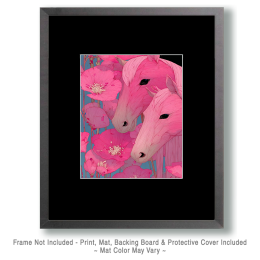 Pink Horses Art