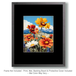 Mid-Summer Meadow Wildflowers Art