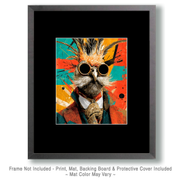 Ornate Hawk-Eagle - Pop Surrealism Lowbrow Art