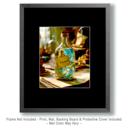 Mermaid in a Bottle #2 Art